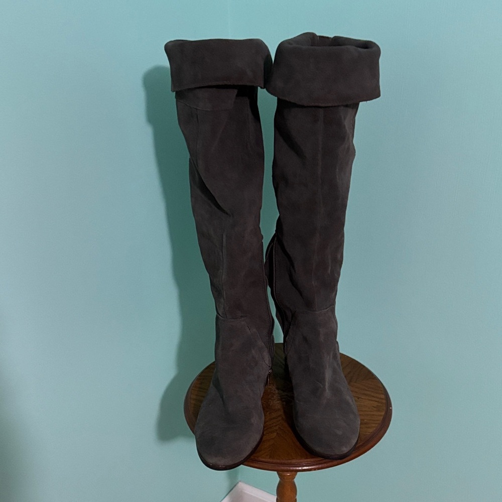 Vince Camuto Dark Grey Over-the-Knee Boots